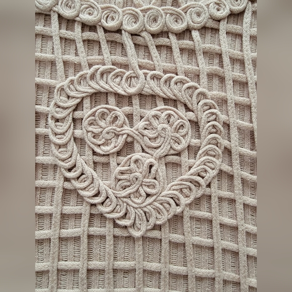 Vintage Simon Chang crochet sweater size small - Picture 3 of 12